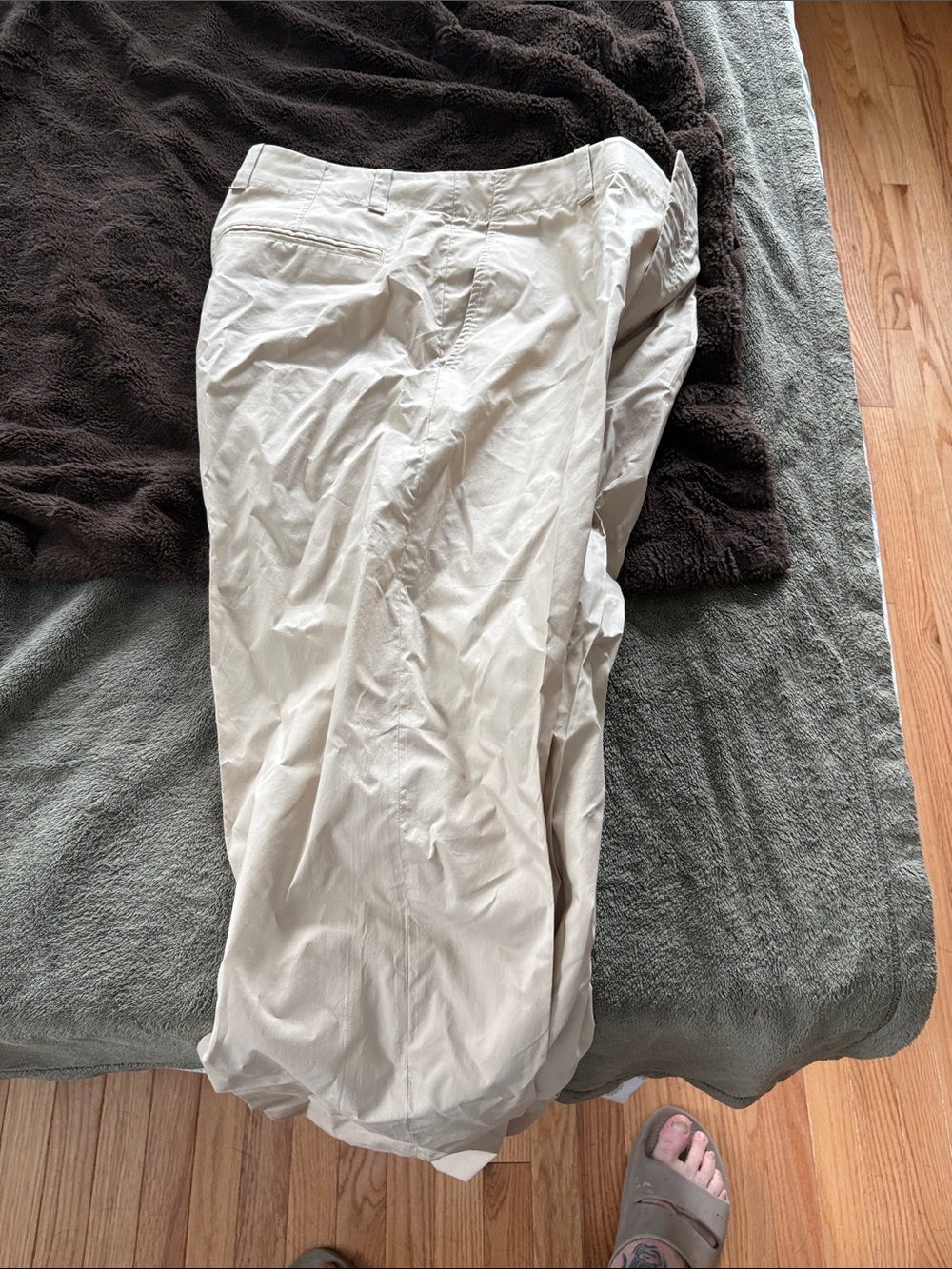 rag & bone Men's Light Beige Cotton Chinos